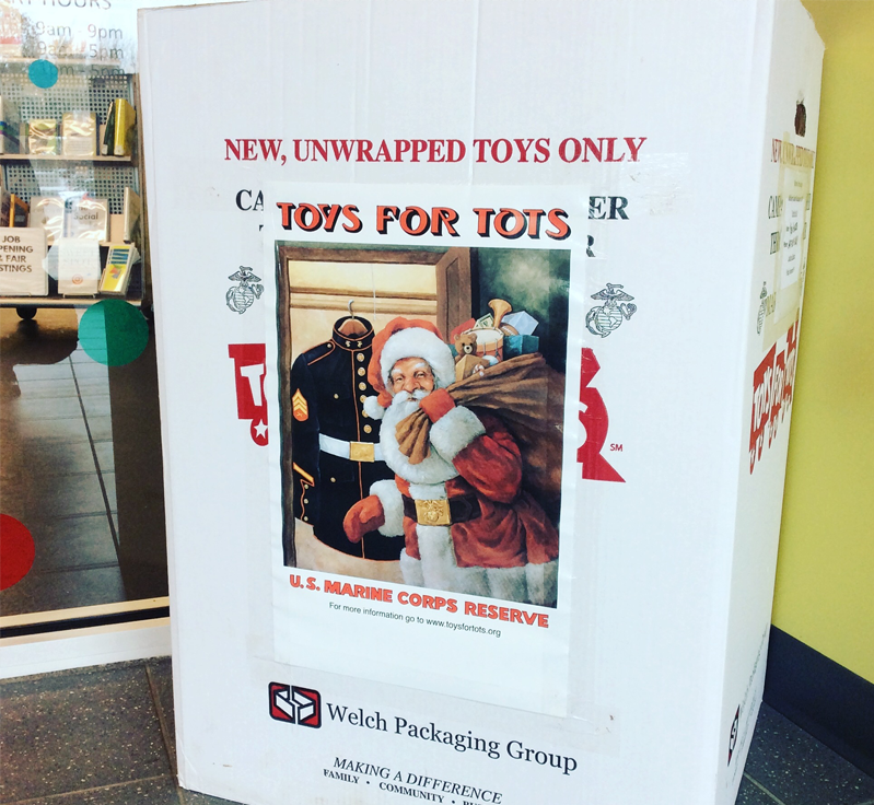 Toys for Tots drop-off location