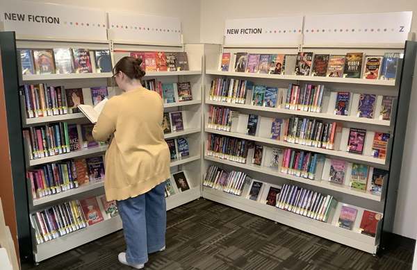 Expanded adult fiction New Book Area